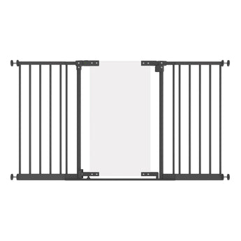 Clear Ultimate Safety Gate - 52.4" - 55.9" W Gate + Two 12" W Extensions - Perma Child Safety