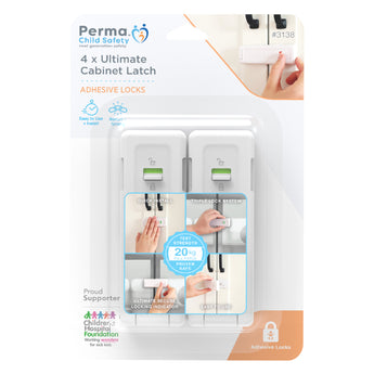Ultimate Cabinet Latch - 4 Pack - Perma Child Safety