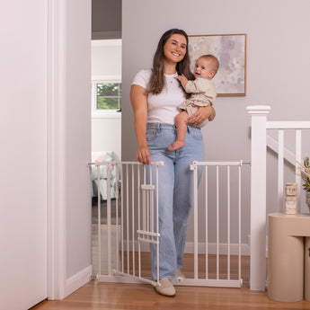 Easy Fit Pet Gate | Extra Wide - White - Perma Child Safety