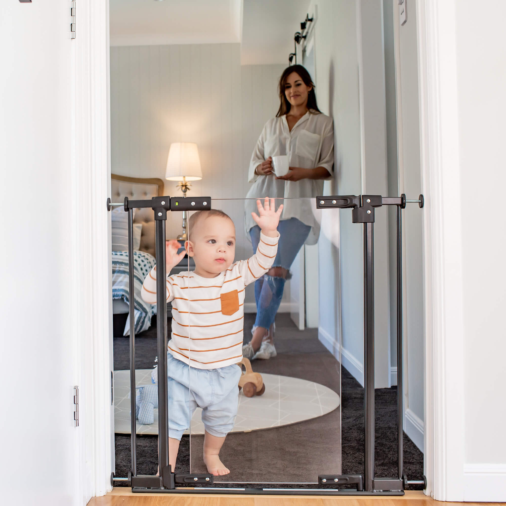 Clear Ultimate Safety Gate – Perma Child Safety US