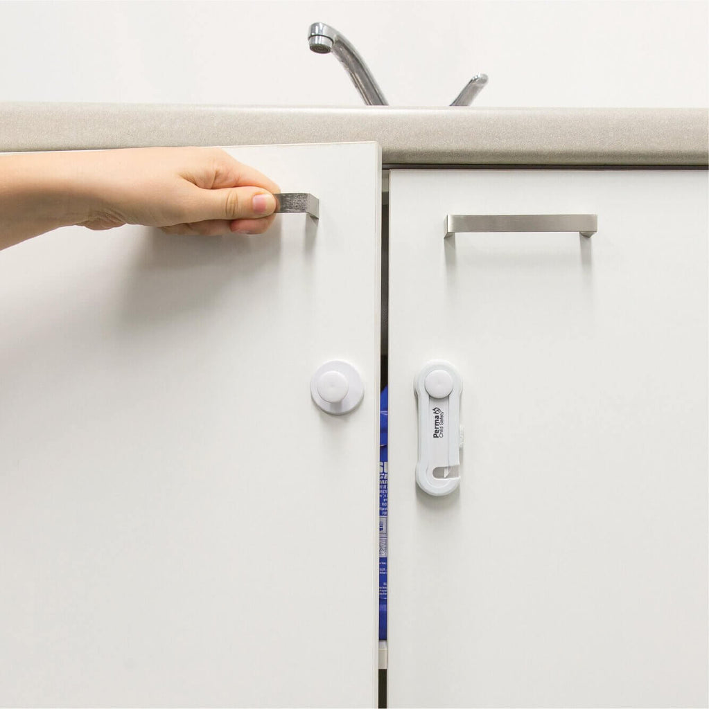 Premium Cabinet Latches - 2 Pack - Perma Child Safety